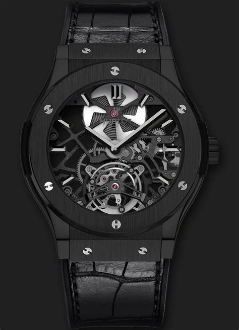 hublot classic fusion skeleton tourbillon all black 45mm price|Hublot Classic Fusion Skeleton Tourbillon 45mm Titanium .